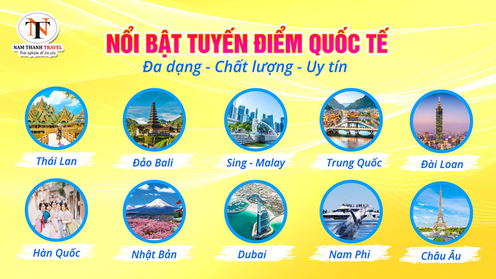 Nhiều điểm đến, tour tuyến mới lạ hấp dẫn đang được Nam Thanh tổ chức. (Nguồn: Nam Thanh Travel)