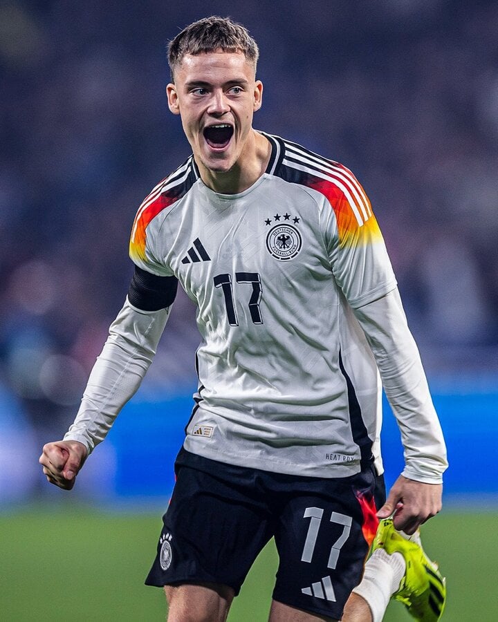 EURO 2024 là giải đấu lớn đầu tiên của Florian Wirtz cùng đội tuyển Đức.