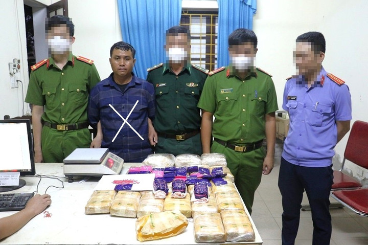 Đối tượng Xayyasone Xay tại Cơ quan Công an