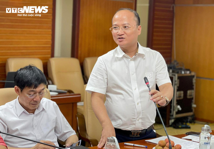 Ông Trần Đức Thành – Giám đốc Đài Truyền hình Kỹ thuật số VTC phát biểu tại hội nghị.