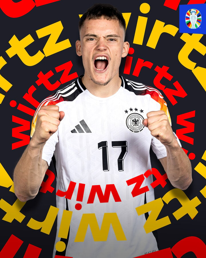 Florian Wirtz là cầu thủ đầu tiên ghi bàn ở EURO 2024