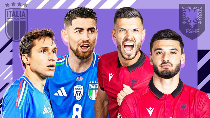 Đội tuyển Italy chạm trán Albania.