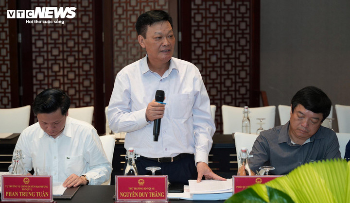 Thứ trưởng Nguyễn Duy Thăng cơ bản thống nhất với hồ sơ đề án, quá trình lập hồ sơ của tỉnh. (Ảnh: Ngọc Hiếu)