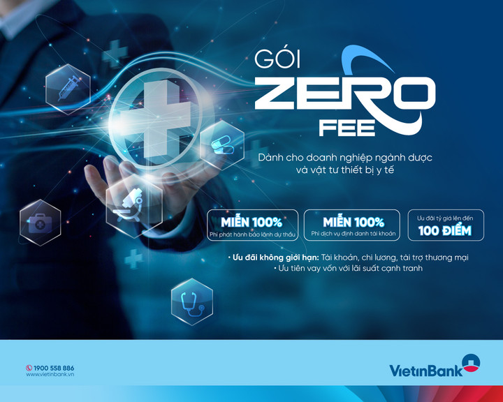 VietinBank tung gói ưu đãi phí 'Zero Fee' dành cho doanh nghiệp ngành dược - 1