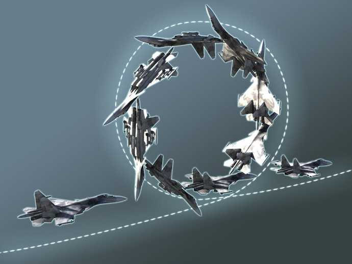 Hình ảnh mô phỏng 'tuyệt kỹ' xoay vòng 360 độ của Su-35S.