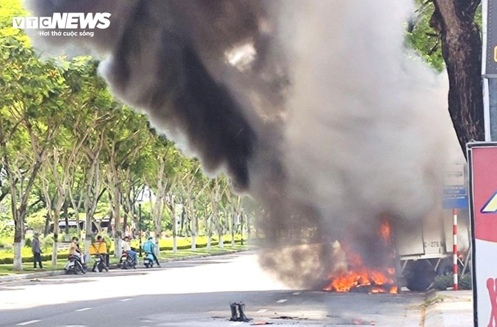 Hiện trường vụ cháy.