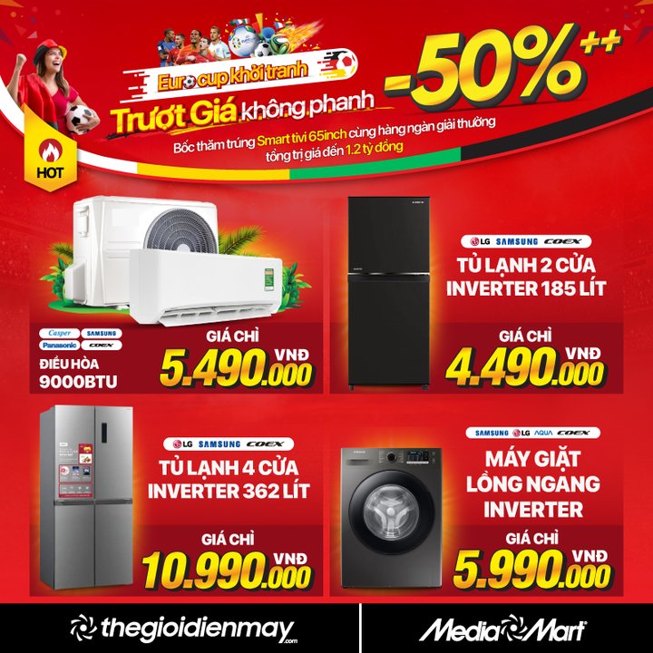 Siêu thị điện máy 'Trượt giá không phanh' mùa Euro Cup 2024 - 4