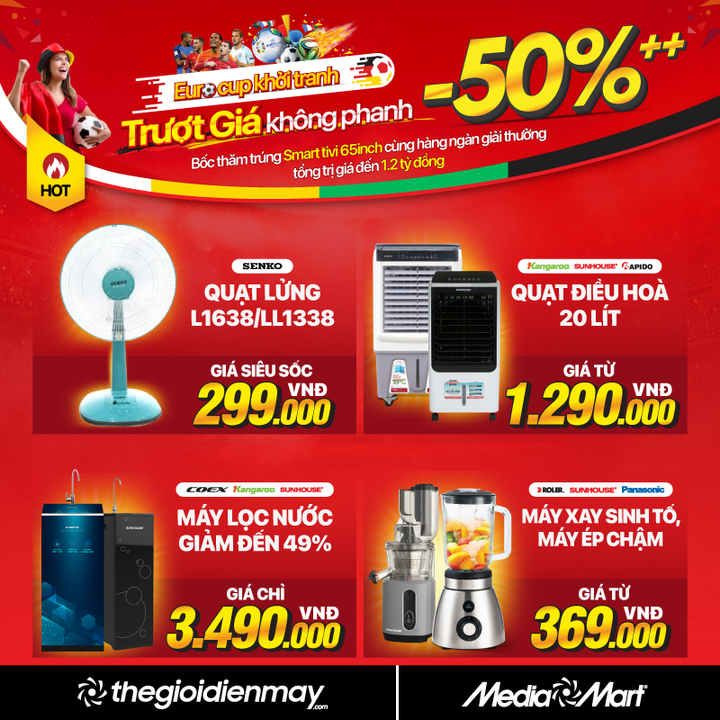 Siêu thị điện máy 'Trượt giá không phanh' mùa Euro Cup 2024 - 5