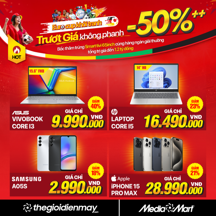 Siêu thị điện máy 'Trượt giá không phanh' mùa Euro Cup 2024 - 6