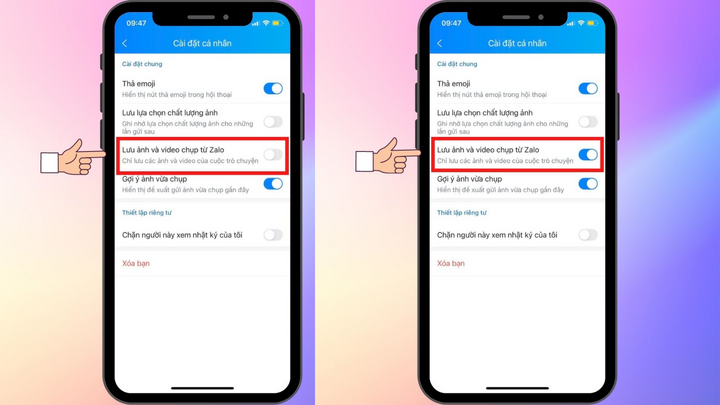 Hướng dẫn cách tắt tự lưu ảnh trên Zalo - 2