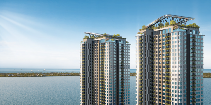 100% căn hộ tại Seaview Residences đều đón gió biển.