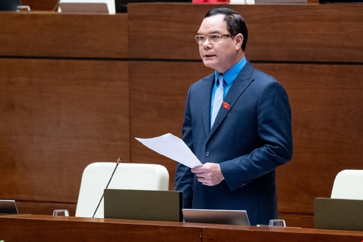 Chủ tịch Tổng liên đoàn Lao động Việt Nam Nguyễn Đình Khang (Ảnh: Quochoi.vn).