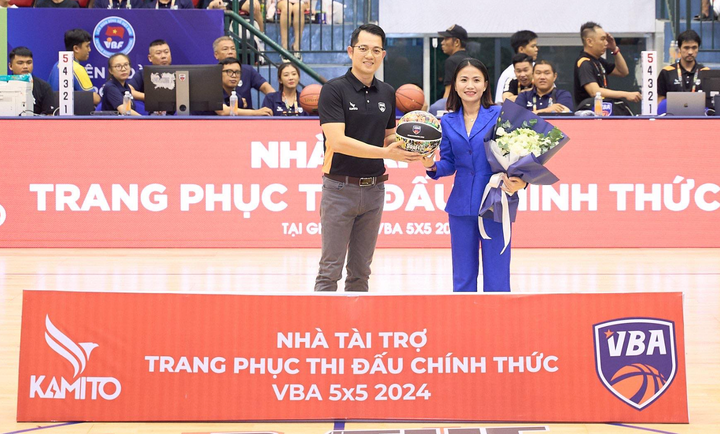 Kamito tài trợ trang phục cho 6 đội dự VBA 5x5 2024.