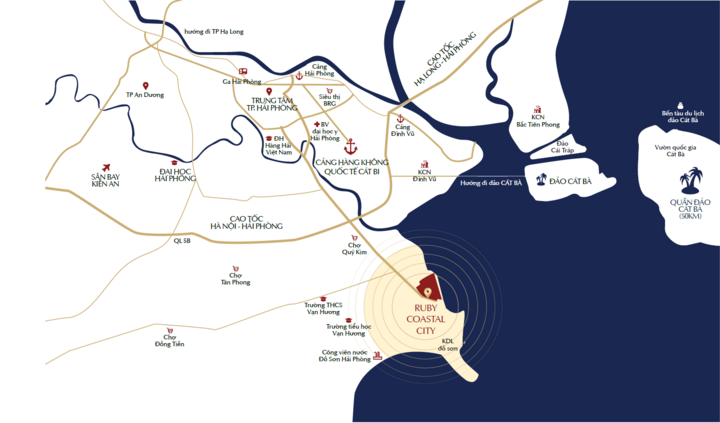 Với vị trí chiến lược du lịch và giao thương kinh tế, biệt thự Pearl Island sẽ không chỉ làkhông gian nghỉ dưỡng xứng tầm quốc tế mà còn là khoản đầu tư sinh lời lớn trong tương lai nhờ tiềm năng phát triển của Hải Phòng nói riêng và tam giác kinh tế khu vực Đông Bắc nói chung.