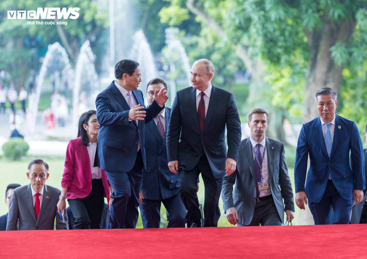 Chiều 20/6, tại Trụ sở Chính phủ, Thủ tướng Phạm Minh Chính hội kiến Tổng thống Nga Vladimir Putin thăm cấp Nhà nước tới Việt Nam.