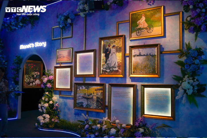 Triển lãm trưng bày hơn 100 tác phẩm của danh hoạ Claude Monet.