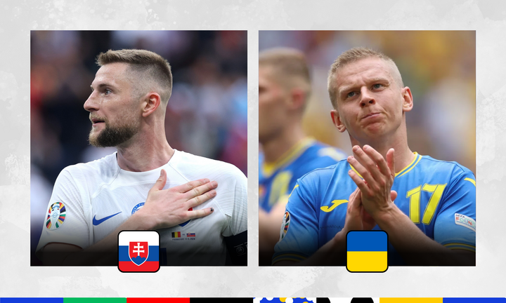 Slovakia chạm trán Ukraine ở loạt trận 2 bảng E EURO 2024.