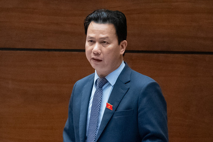 Bộ trưởng Tài nguyên và Môi trường Đặng Quốc Khánh. (Ảnh: quochoi.vn)