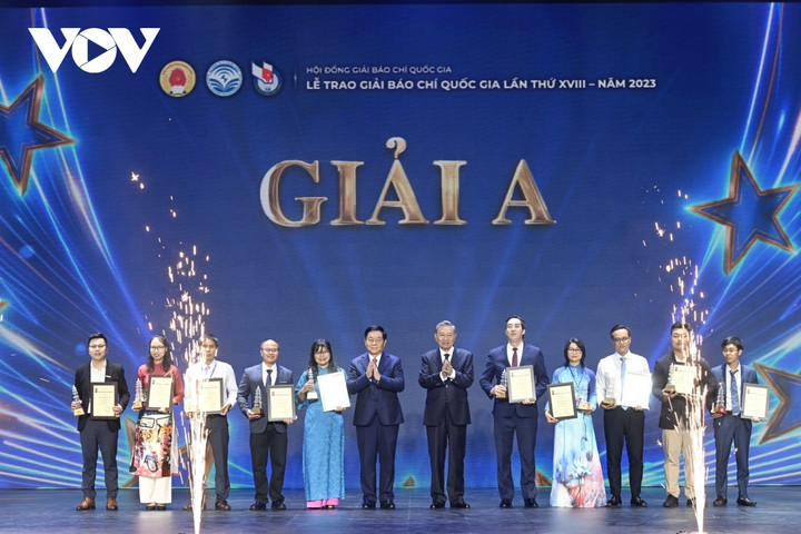 Đài TNVN giành 2 trong số 10 giải A Giải Báo chí Quốc gia năm 2023.