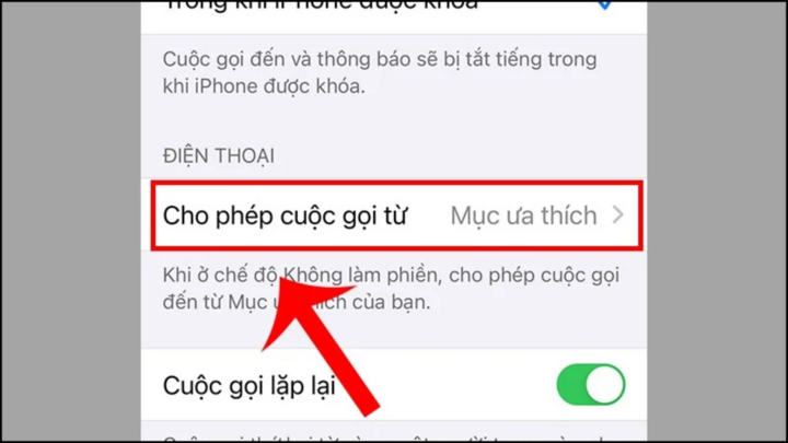 1 nút nhỏ trên điện thoại, bật lên là chặn hết cuộc gọi ngoài danh bạ - 3