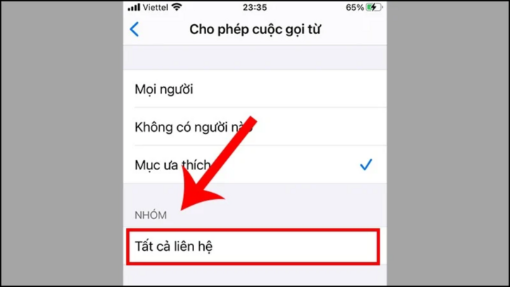 1 nút nhỏ trên điện thoại, bật lên là chặn hết cuộc gọi ngoài danh bạ - 4