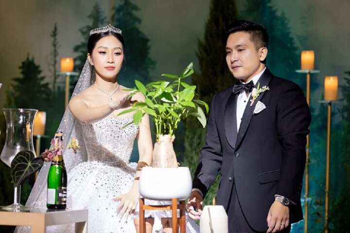 Liêu Hà Trinh kết hôn với chồng là doanh nhân Việt Kiều vào năm 2022.