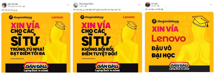 Suốt tuần qua, trang cá nhân của nhiều tài khoản 2k6 tràn ngập các hình ảnh vàng rực kèm status “xin vía”.