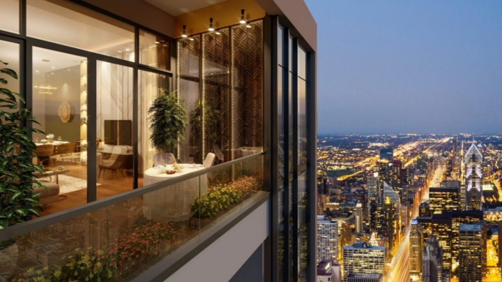 Căn hộ sang trọng với thiết kế thông thoáng,với nhiều không gian xanh tại The Diamond Residence