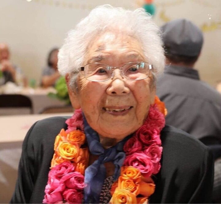 Bà Yoshiko Miwa đã 110 tuổi, nhưng vẫn khỏe mạnh (Nguồn Aboluowang)