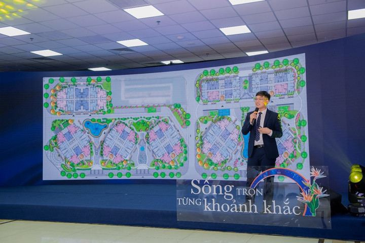 Đại diện chủ đầu tư chia sẻ những thông tin và tiện ích chất lượng hàng đầu tại các căn hộ của Jardin De Joie