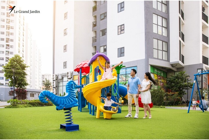 Không gian ưu tiên cảnh quan xanh tại Jardin De Joie sẽ tạo nên cảm giác thư thái, dễ chịu cho mọi cư dân tại đây.
