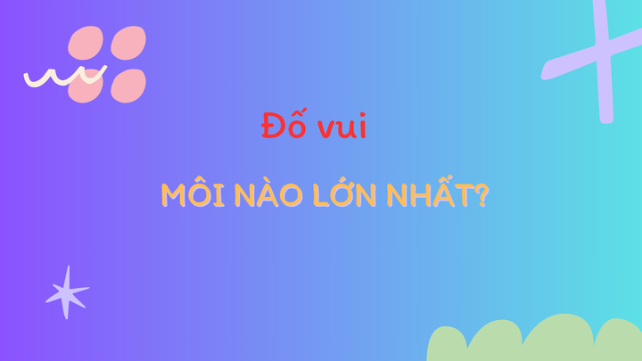 Câu trả lời sẽ khiến nhiều người bất ngờ.