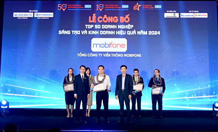 MobiFone được vinh danh Doanh nghiệp Sáng tạo và Kinh doanh hiệu quả năm 2024 - 1