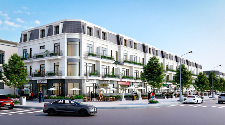 Các tuyến phố kinh doanh sầm uất trong tương lai tại Tân Thanh Elite City.