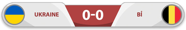Trực tiếp bóng đá EURO 2024: Ukraine 0-0 Bỉ - 1