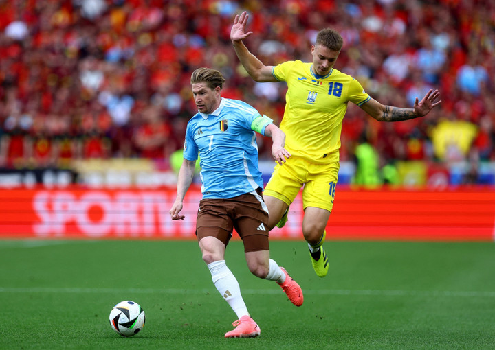 Đội tuyển Bỉ chưa dồn ép được Ukraine. (Ảnh: Reuters)