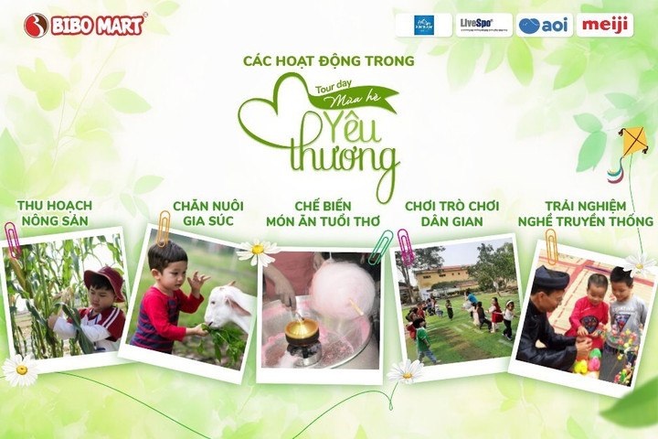 Các hoạt động trong Tourday “Mùa hè yêu thương”.