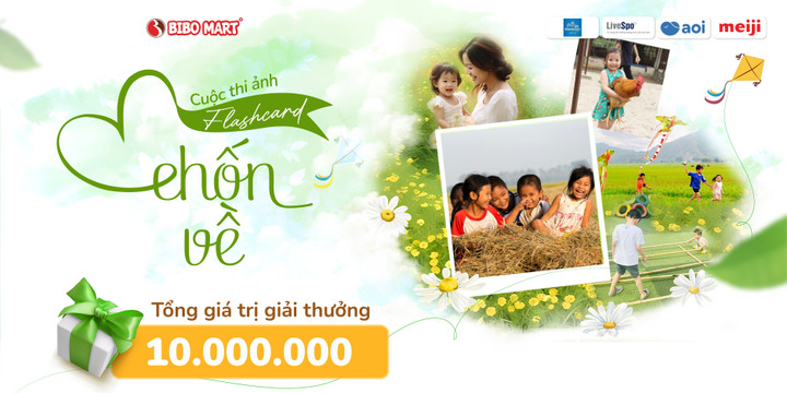 Cuộc thi ảnh “Chốn về” diễn ra từ 19/06 – 06/07/2024 trên fanpage Bibo Mart.