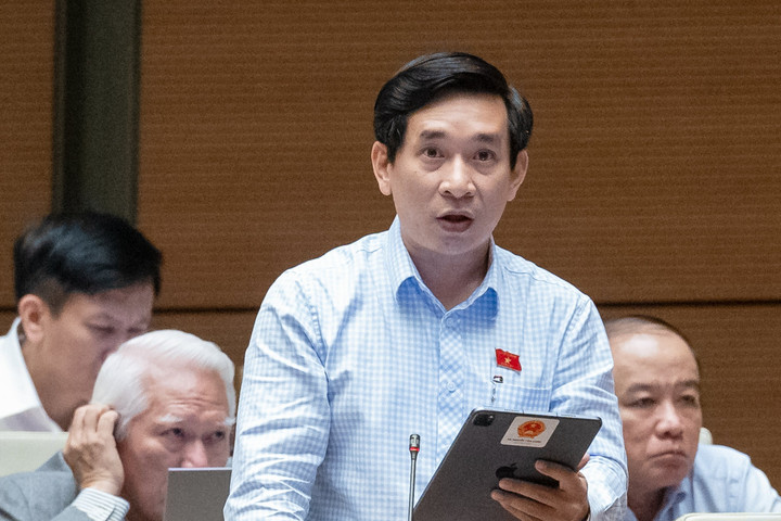 Đại biểu Nguyễn Văn Cảnh - đoàn ĐBQH tỉnh Bình Định.