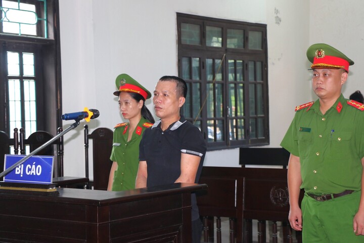Bị cáo Khương Đình Linh tại phiên tòa