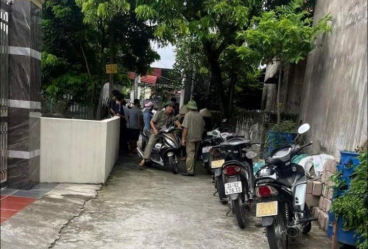 Khu vực hiện trường Dương sát hại bà Kh. (Ảnh: Người dân cung cấp)