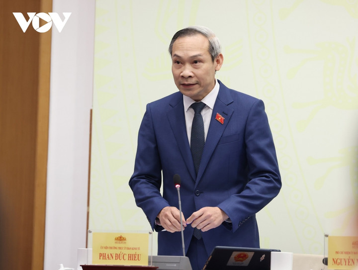 Ông Phan Đức Hiếu, Ủy viên Thường trực Ủy ban Kinh tế của Quốc hội.