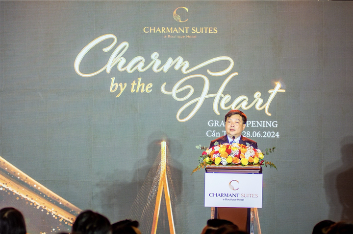 Ông Phạm Trung Kiên - Phó Tổng Giám đốc Saigon Co.op - Tổng giám đốc SCID phát biểu khai mạc.