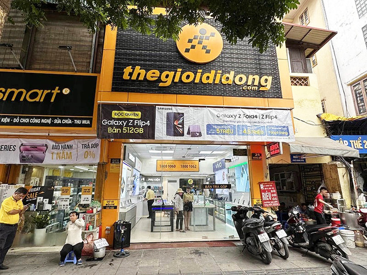 Cửa hàng Thế giới Di động số 21D Hàng Bài.