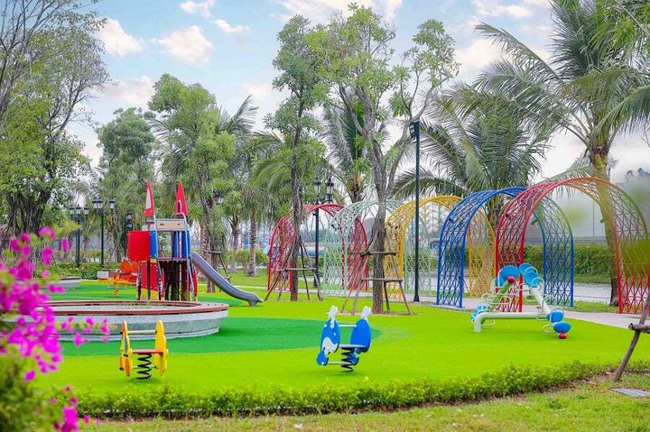 Vinhomes Ocean Park 2 có rất nhiều công viên độc đáo, phù hợp cho buổi dã ngoại ngoài trời. (Ảnh: VinWonders)