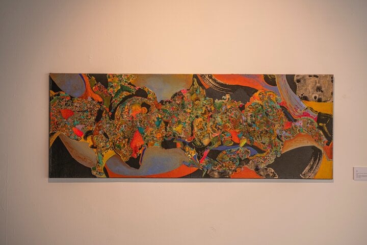 Tác phẩm của nghệ sĩ Mifa trưng bày tại Triển lãm.