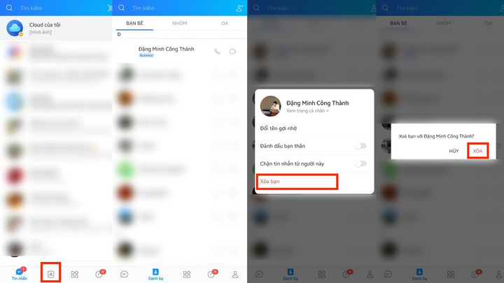 Cách xóa bạn bè trên Zalo vĩnh viễn - 2