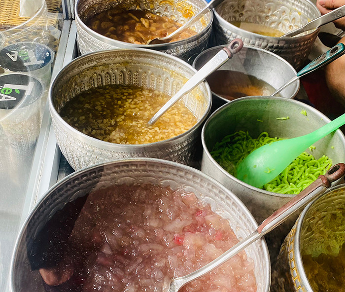 Hàng chè thái Tâm Hương đã có tuổi đời trên 20 năm.