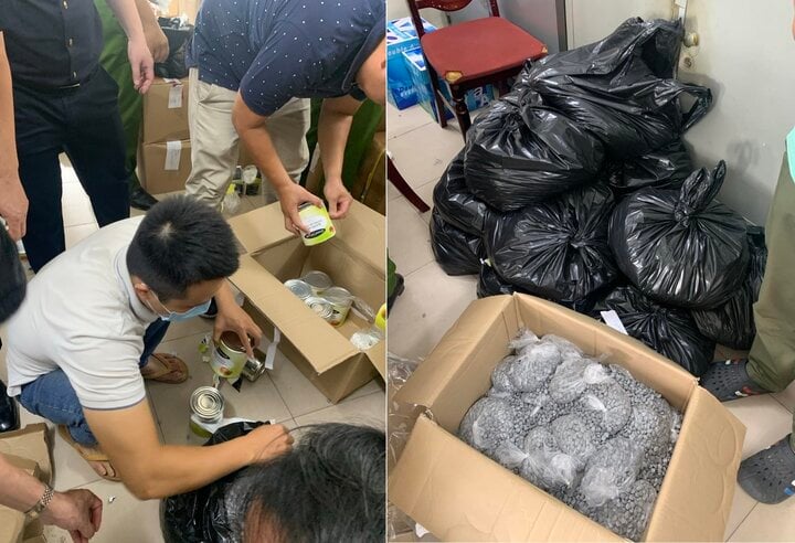 Cục Hải quan Hà Nội phối hợp với PC 04 - Công an TP. Hà Nội thu giữ 179 kg ma túy tổng hợp MDMA, lớn nhất từ trước đến nay qua sân bay Nội Bài. (Ảnh: Tổng Cục Hải quan)