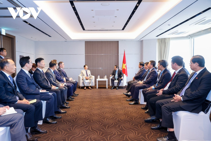 Toàn cảnh buổi tiếp.